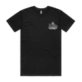 Black front flat lay