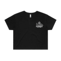 Black front flat lay