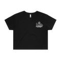 Black front flat lay