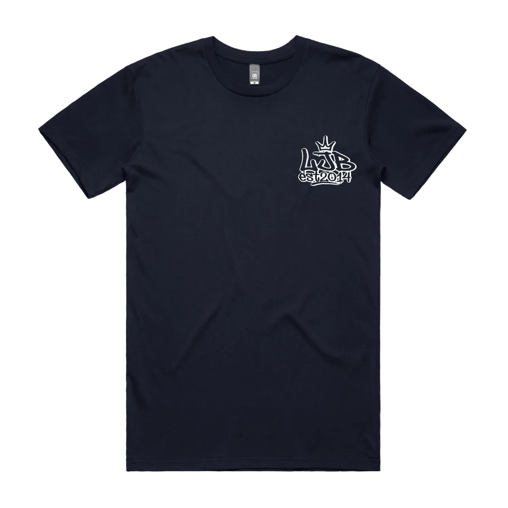 Navy front flat lay