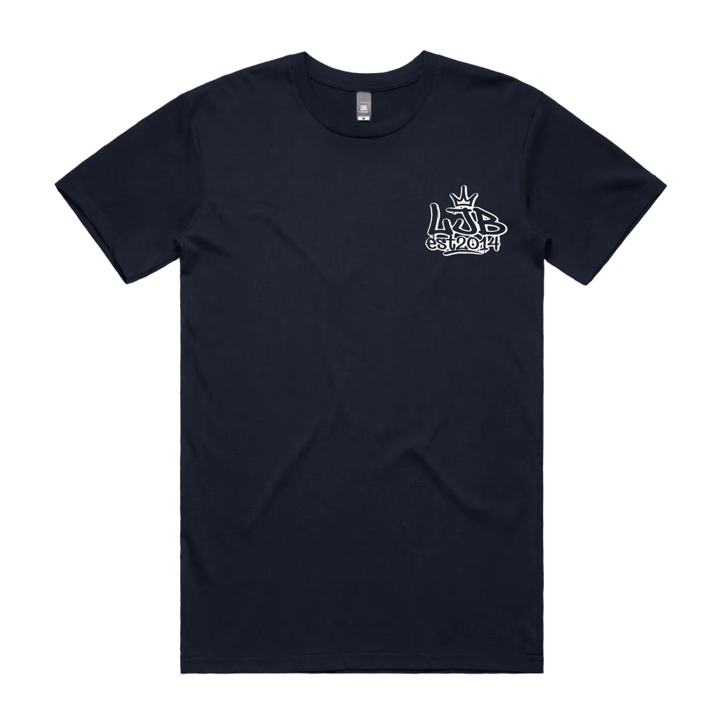 Navy front flat lay