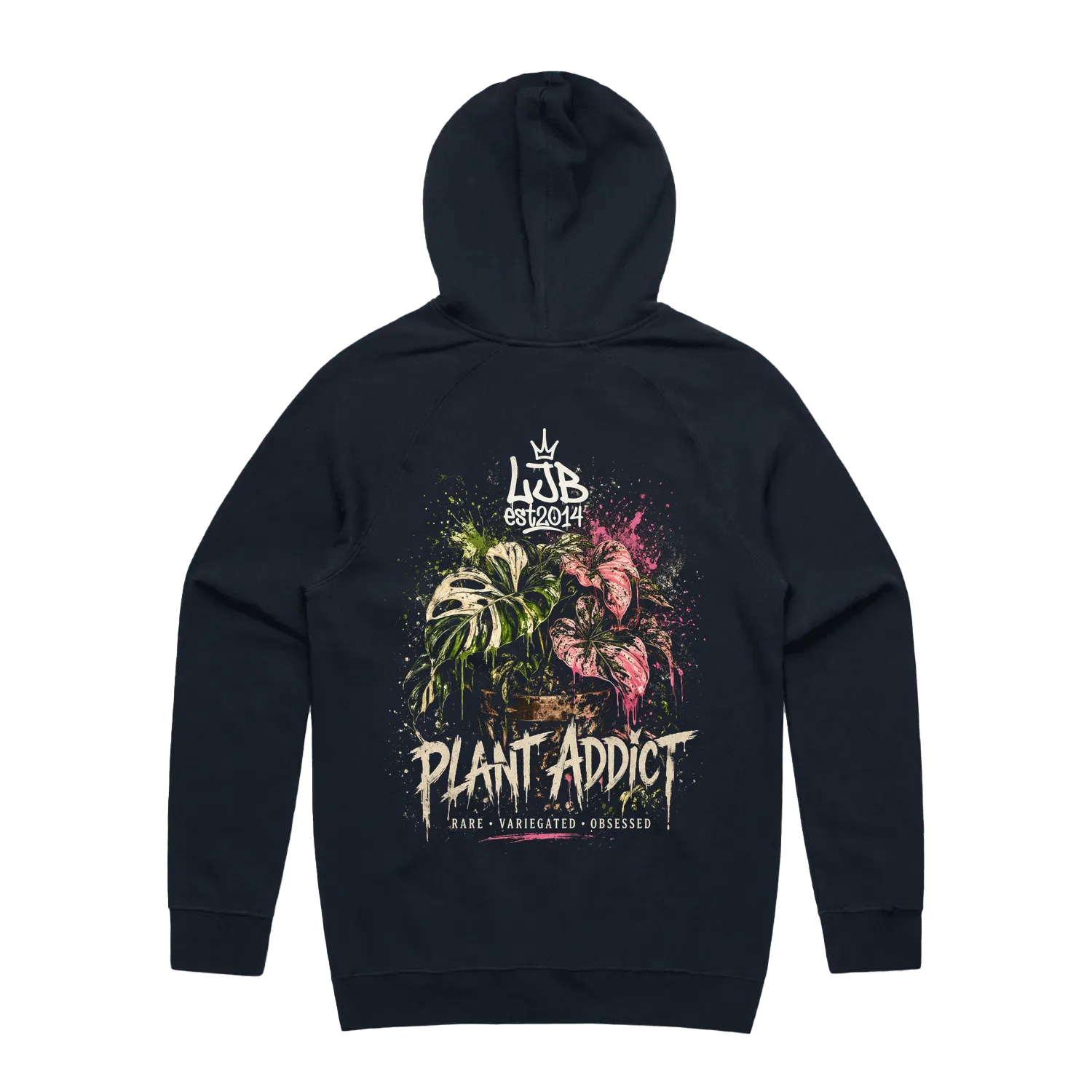 Plant Addict -  Hoodie - Monstera Caladiums