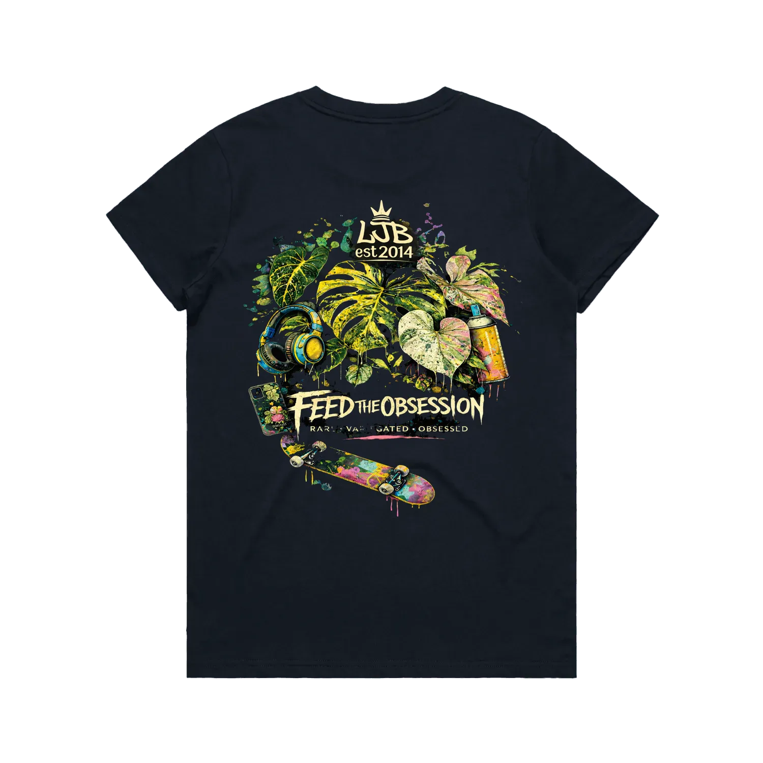 Women’s street Graffiti Feed the obsession-t shirt