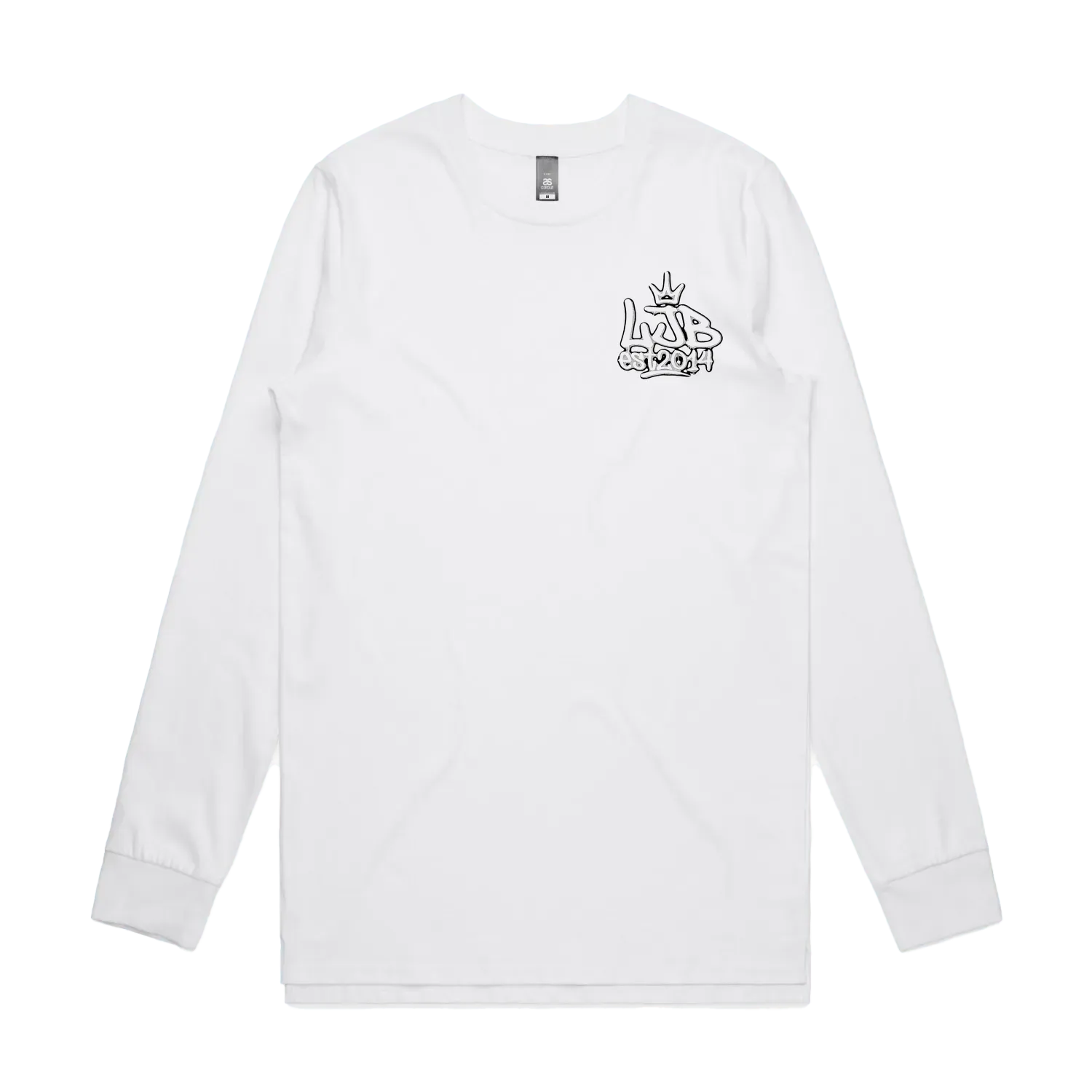 White front flat lay